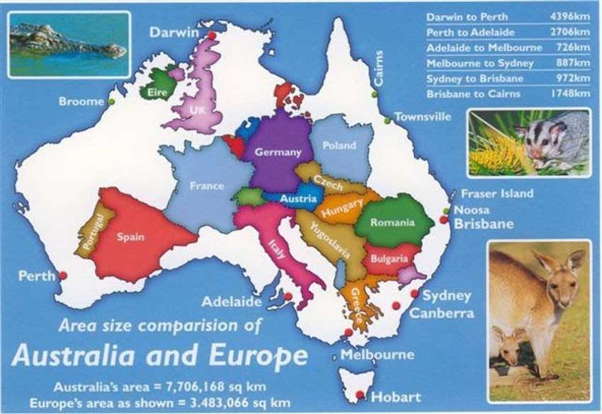 forarbejdning forsætlig skyskraber Travel Australia: Dimensions